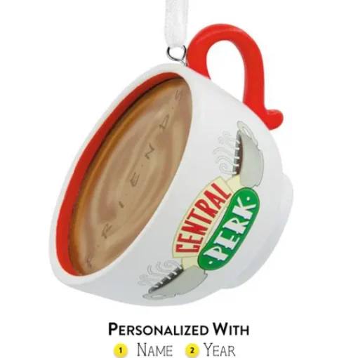 Fashion Hallmark Personalized Central Perk Friends Mug Ornament