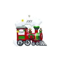 Sale Rudolph & Me Personalized Christmas Train Ornament