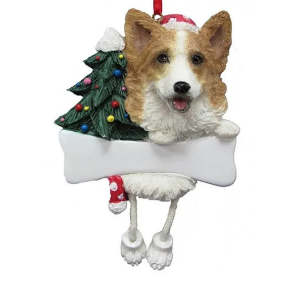 Shop E & S Imports Personalized Corgi Dog Ornament