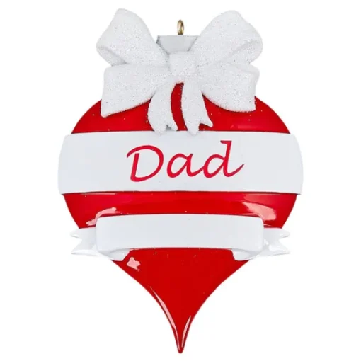 Hot Personalized Dad Ornament Family Members