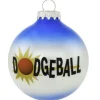 Best Sale Bronners Personalized Dodgeball Glass Ornament