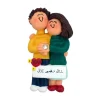 Shop Personalized Engaged Couple Ornament - Male, Brown Hair And Female, Brown Hair Engaged, Wedding, & Anniversary
