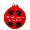 Hot Bronners Personalized Family Has Grown By 4 Feet Ornament