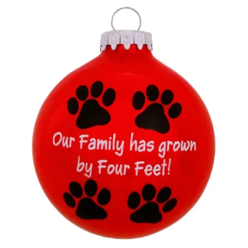 Hot Bronners Personalized Family Has Grown By 4 Feet Ornament