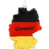 Online Bronners Personalized Germany Shape Glass Ornament