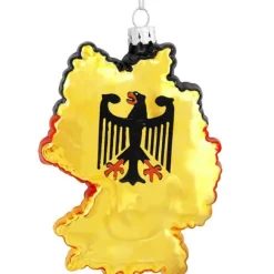 Online Bronners Personalized Germany Shape Glass Ornament