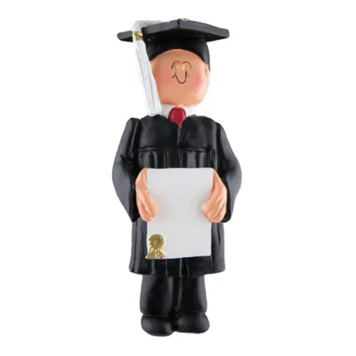 Online Personalized Graduate Ornament - Male Graduation
