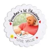 Cheap Personalized Grandma's 1St Christmas Picture Frame Ornament Expecting & New Family