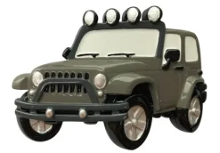 Store PolarX Personalized Grey Jeep Ornament