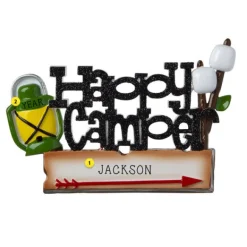 Clearance PolarX Personalized Happy Camper Ornament