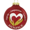 Cheap Bronners Personalized Hospice Glass Bulb Ornament