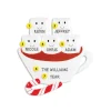 Fashion PolarX Personalized Hot Chocolate Family Of 5 Ornament
