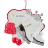 Sale Kurt Adler Personalized Ice Skates With Hat And Gloves Ornament