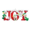 Hot Rudolph & Me Personalized Joy Family Of 3 Ornament
