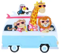 Fashion PolarX Personalized Jungle Family Of 4 Ornament