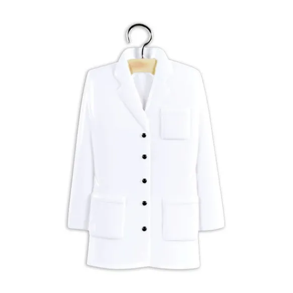 Clearance PolarX Personalized Lab Coat Ornament