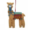 Cheap Personalized Llama With Blanket Ornament Animals