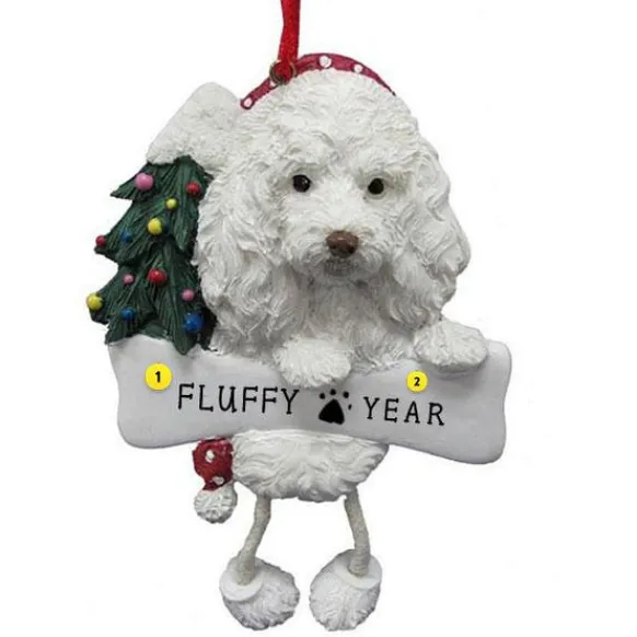 Sale E & S Imports Personalized Maltipoo Dog Ornament