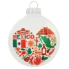 Cheap Bronners Personalized Mexican Icons Glass Bulb Ornament