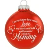 Outlet Personalized Mom Glass Bulb Ornament Family Members