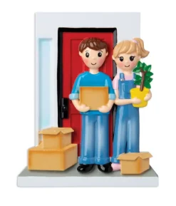 Cheap Personalized New Home Couple Ornament Couples