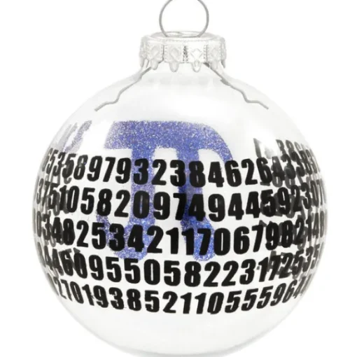 Flash Sale Personalized Pi Glass Bulb Ornament School Days