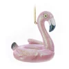 Best Sale Kurt Adler Personalized Pink Flamingo Pool Float Ornament