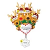 Online PolarX Personalized Reindeer Family Of 4 With Heart And Snowflake Ornament