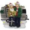 Clearance Personalized Rv Couple Ornament Couples