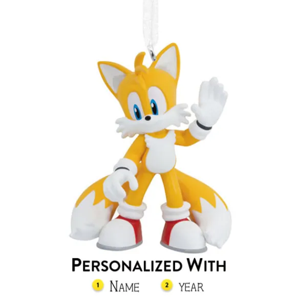Hot Personalized Sega Sonic Tails Ornament Licensed Characters