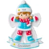 Flash Sale Personalized Snow Angel Girl Ornament Growing Up