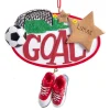 Store Kurt Adler Personalized Soccer Goal Ornament