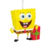 Discount Personalized Spongebob Squarepants™ With Present Ornament Licensed Characters