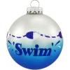 New Bronners Personalized Swim Buoy Glass Bulb Ornament