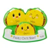 Cheap PolarX Personalized Taco Family Of 3 Ornament