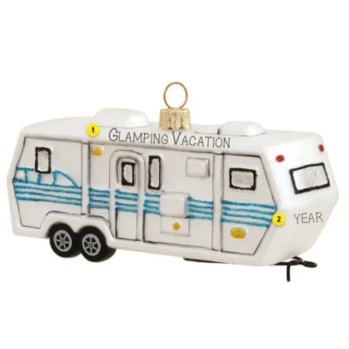 Discount Bronners Personalized Travel Trailer Ornament