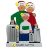 Fashion Ornament Central Personalized Traveling Family Of 3 Ornament