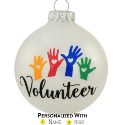Shop Bronners Personalized Volunteer Glass Bulb Ornament