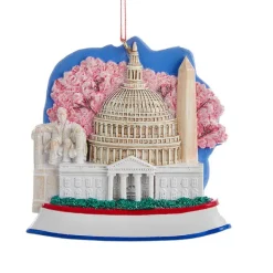 New Kurt Adler Personalized Washington D.C. Scene Ornament
