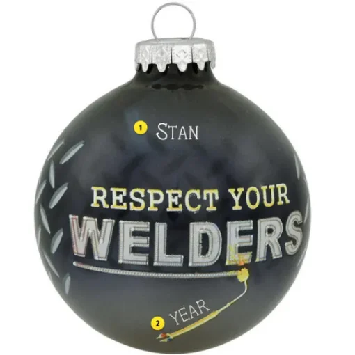 Best Sale Bronners Personalized Welder Ornament