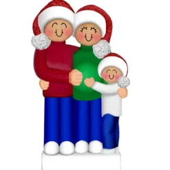 Flash Sale Personalized We'Re Expecting Family With 1 Child Ornament Expecting & New Family