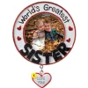 Clearance Personalized World's Greatest Sister Frame Ornament Family Members
