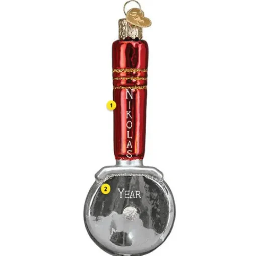 Flash Sale Old World Christmas Pizza Cutter Ornament -