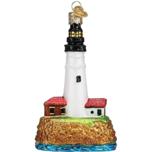 Cheap Old World Christmas Portland Head Lighthouse Ornament -