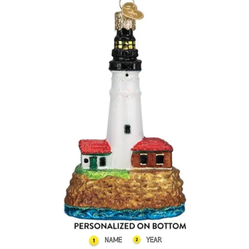 Cheap Old World Christmas Portland Head Lighthouse Ornament -
