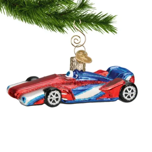 Cheap Old World Christmas Racing Car Ornament -
