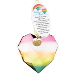 Hot Rainbow Heart Ornament Friends
