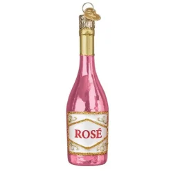 Store Old World Christmas Rose Wine Ornament -