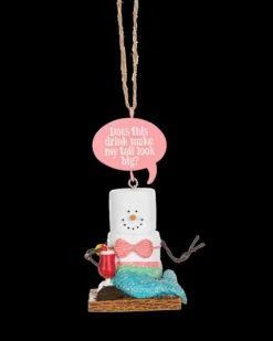 Store S'Mores Mermaid Ornaments S'Mores