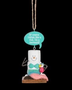 Store S'Mores Mermaid Ornaments S'Mores